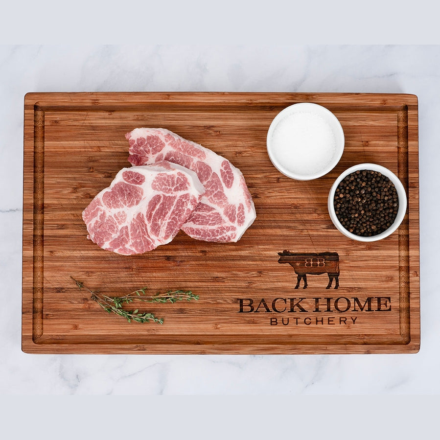 Pork Coppa Steaks - Local Heritage Breed