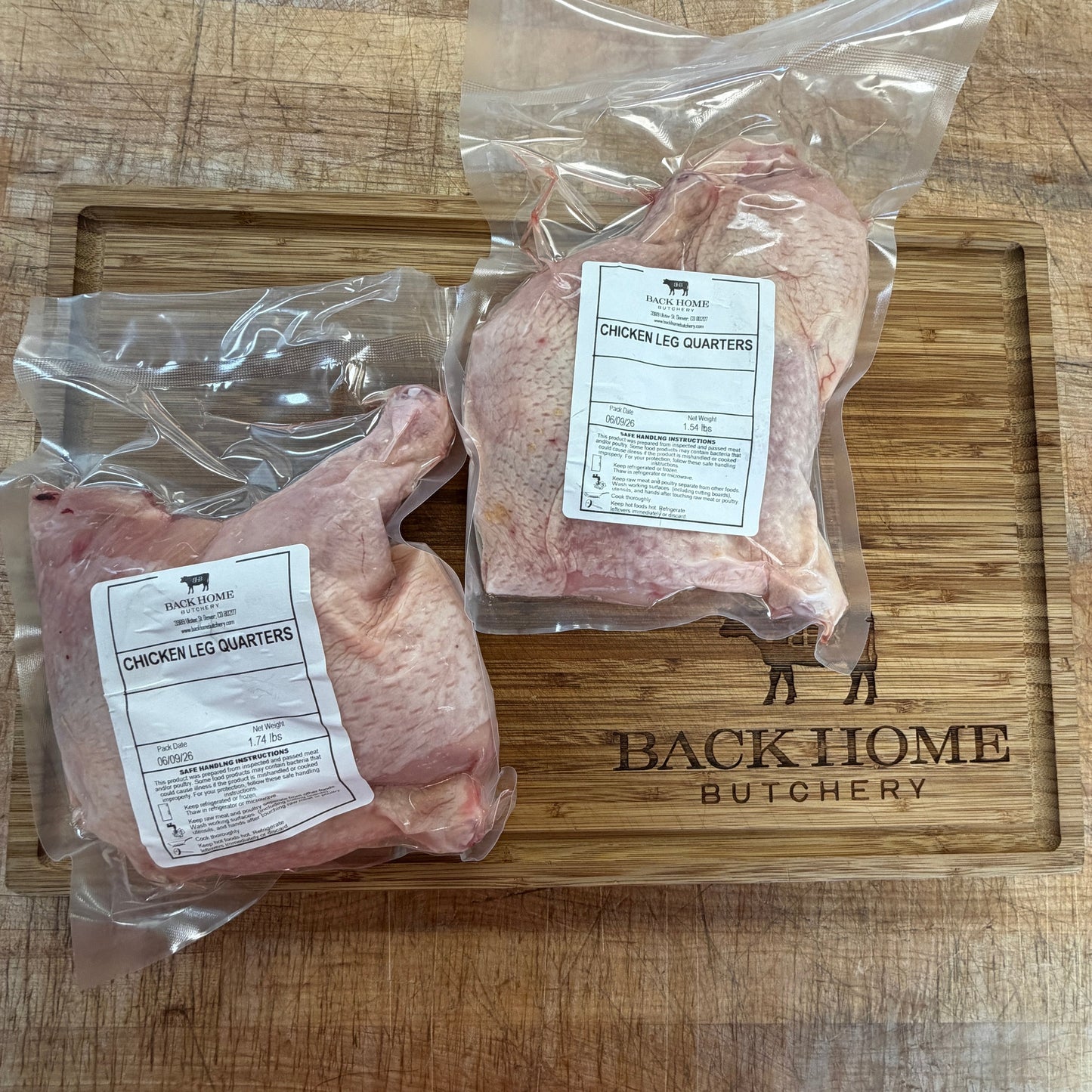 Chicken Leg Quarters - Pasture Raised Colorado Chicken