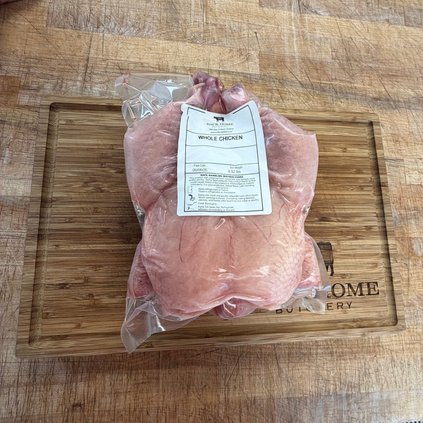 Whole Chicken - Pasture Raised Colorado Chicken