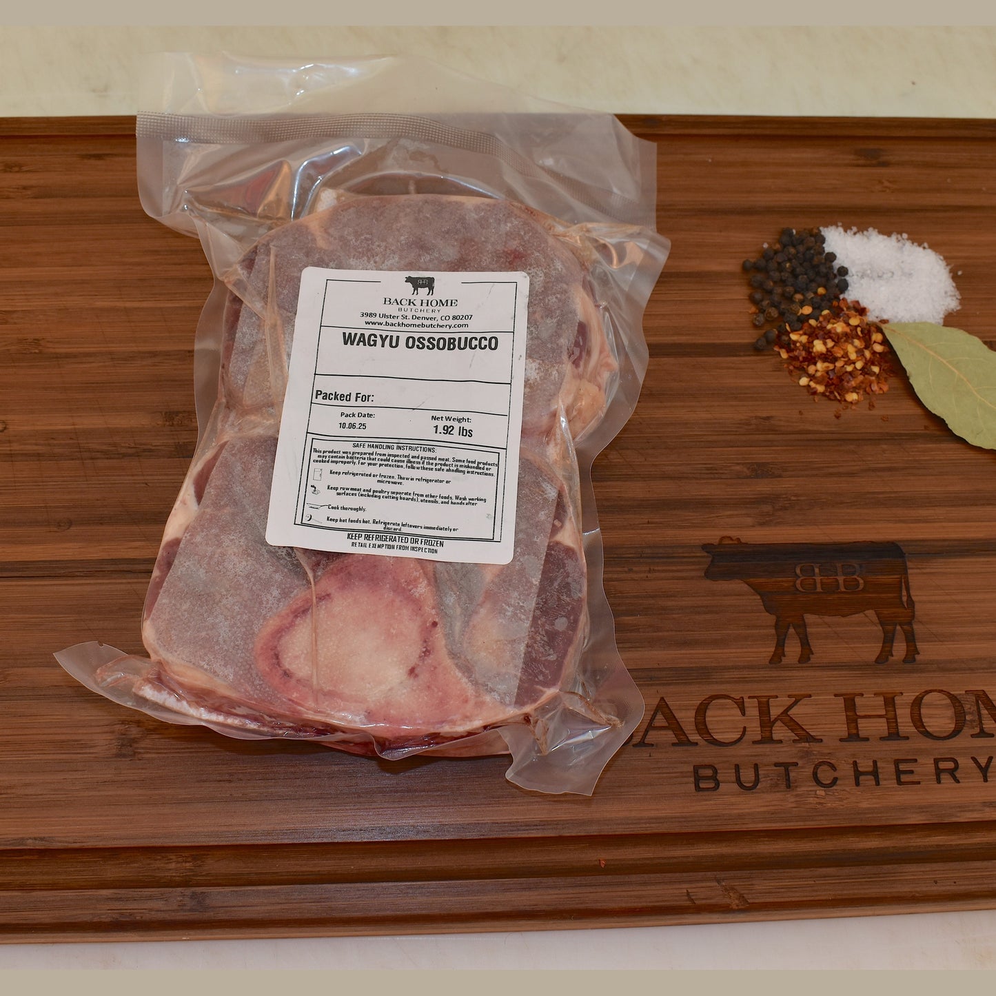 Grass Fed American Wagyu - Ossobucco
